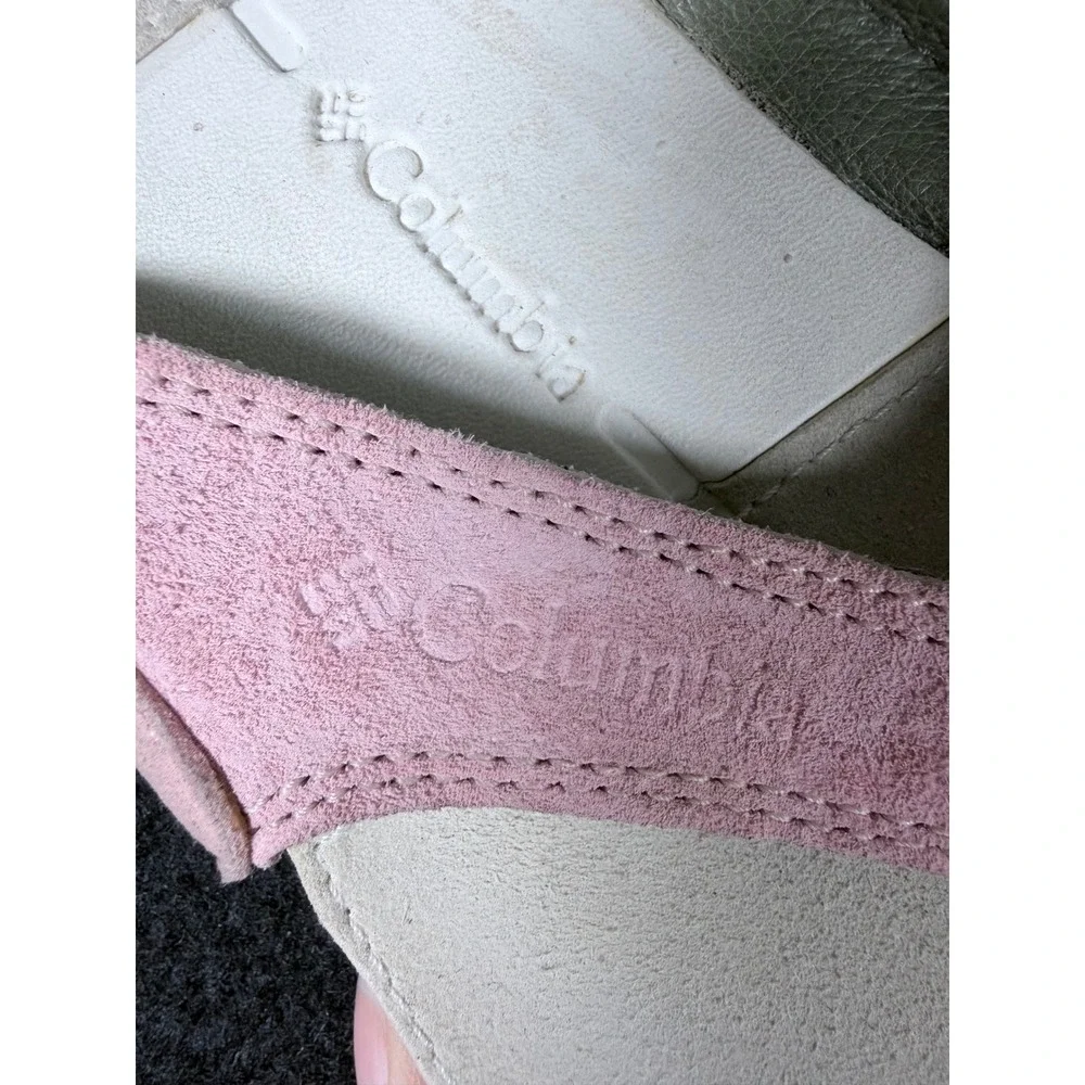Columbia Solna II Pink Suede Flip Flop Sandals BL4227-684 Womens 7